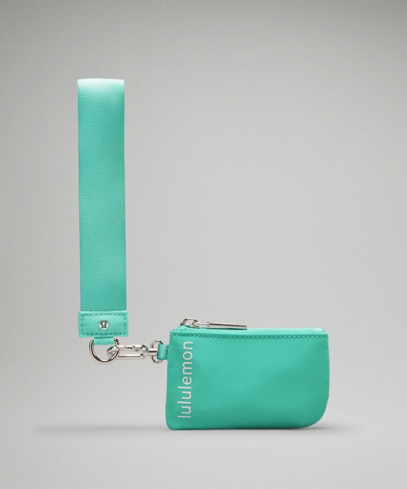 Lululemon Dual Pouch Wristlet Paradise Green / Vapor Online Outlet Sale