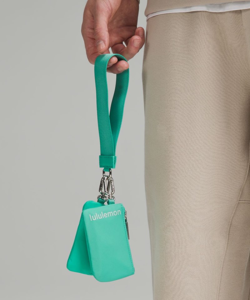 Lululemon Dual Pouch Wristlet Paradise Green / Vapor Online Outlet Sale