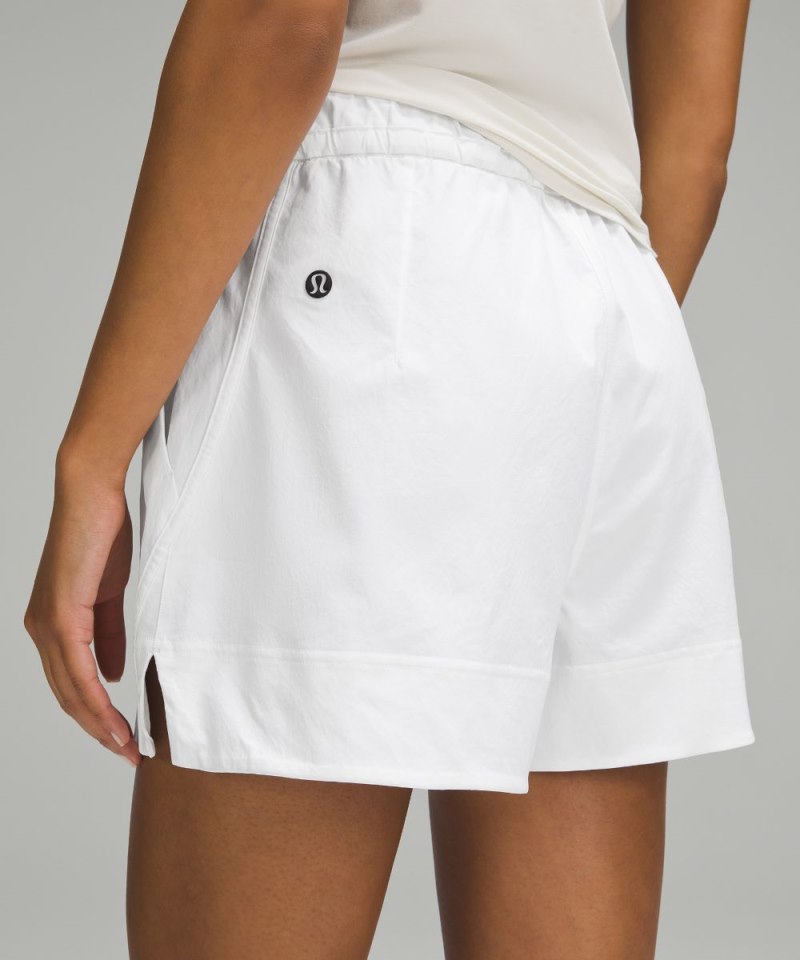 Lululemon Cinchable Waist High-Rise Woven Short 3.5" White Online Outlet Sale