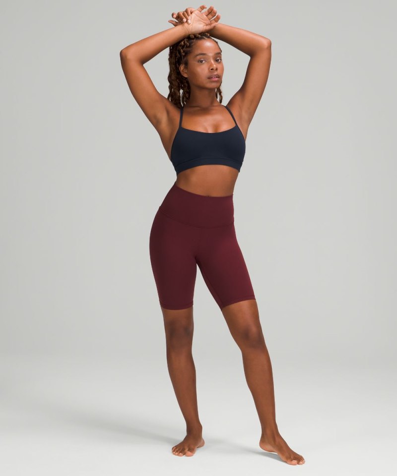 Lululemon Flow Y Bra Nulu *Light Support, A–C Cups True Navy Online Outlet Sale