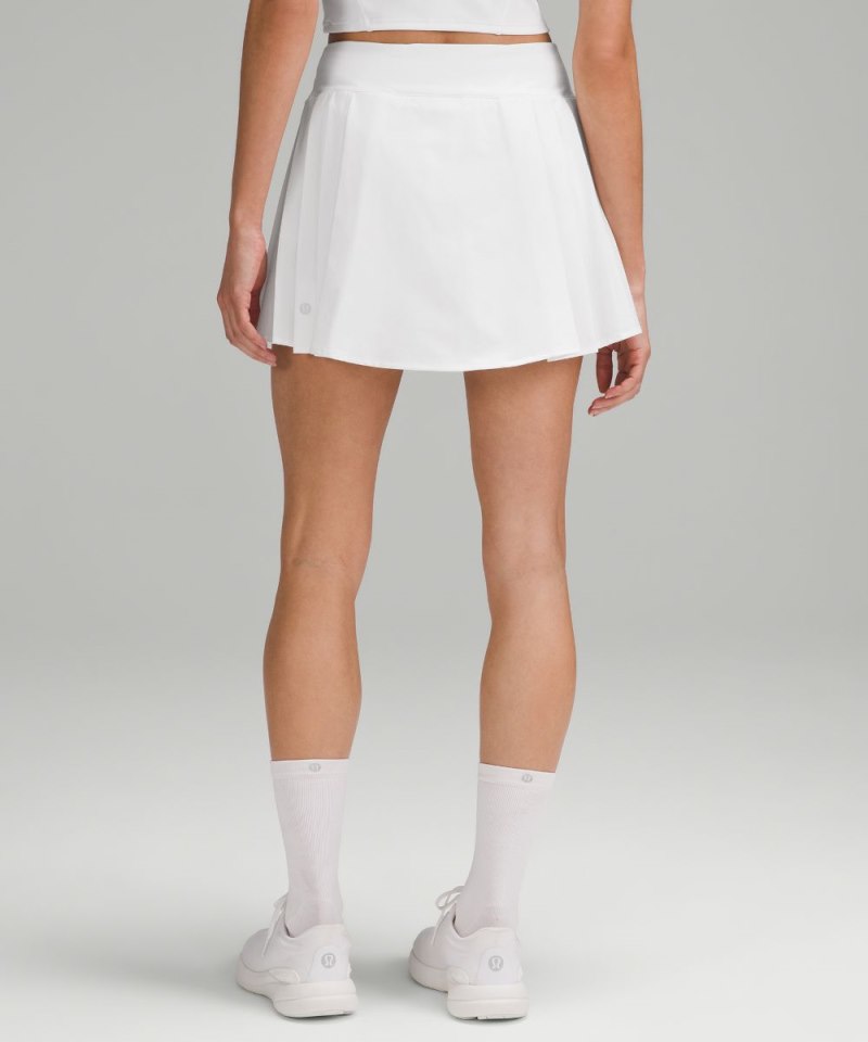 Lululemon Side-Pleat High-Rise Tennis Skirt White Online Outlet Sale