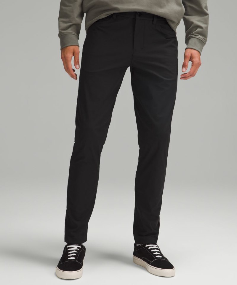 Lululemon ABC Slim-Fit 5 Pocket Pant 34"L *Warpstreme Black Online Outlet Sale