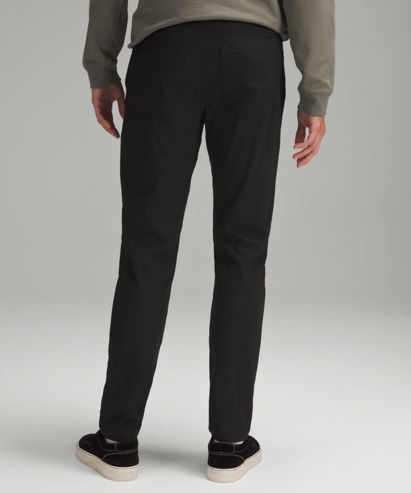 Lululemon ABC Slim-Fit 5 Pocket Pant 34"L *Warpstreme Black Online Outlet Sale