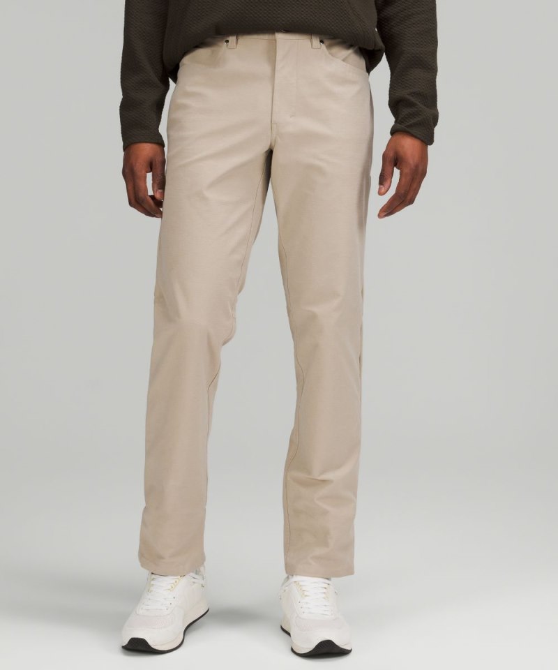 Lululemon ABC Classic-Fit 5 Pocket Pant 34"L *Utilitech Raw Linen Online Outlet Sale