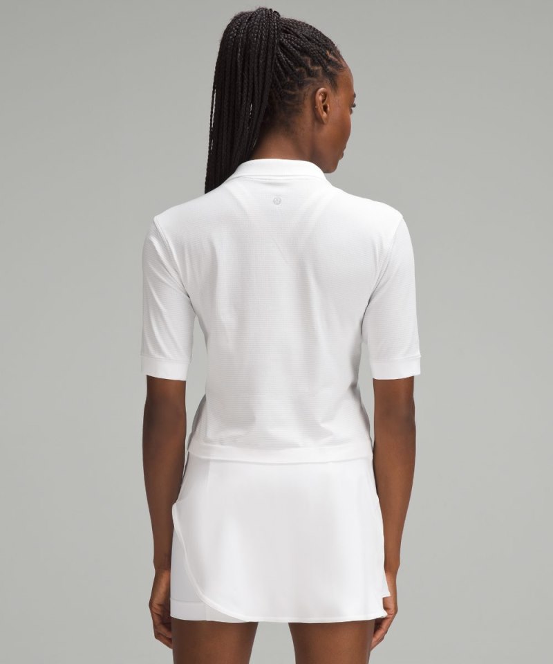 Lululemon Swiftly Tech Relaxed-Fit Polo Shirt White / White Online Outlet Sale