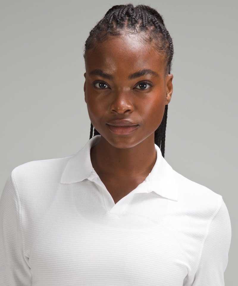 Lululemon Swiftly Tech Relaxed-Fit Polo Shirt White / White Online Outlet Sale