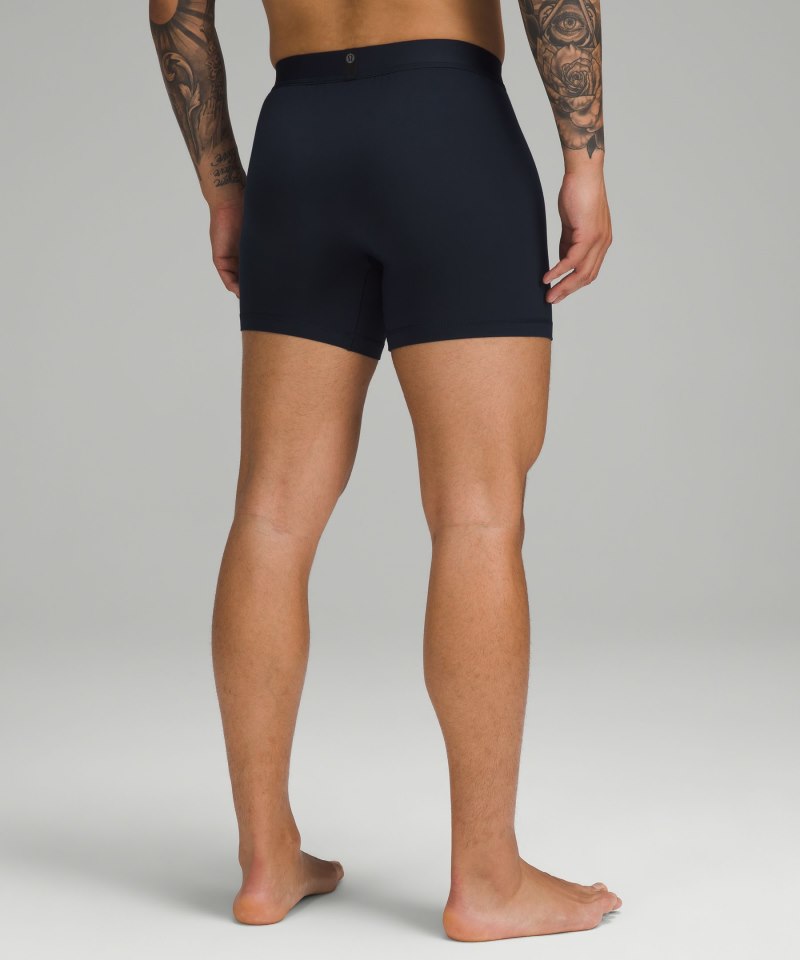 Lululemon Always In Motion Boxer 5" *7 Pack Vista Glide Palm Court Medium Forest / Black / Rover / Mojave Tan / True Navy / Oasis Blue / Windmill Online Outlet Sale