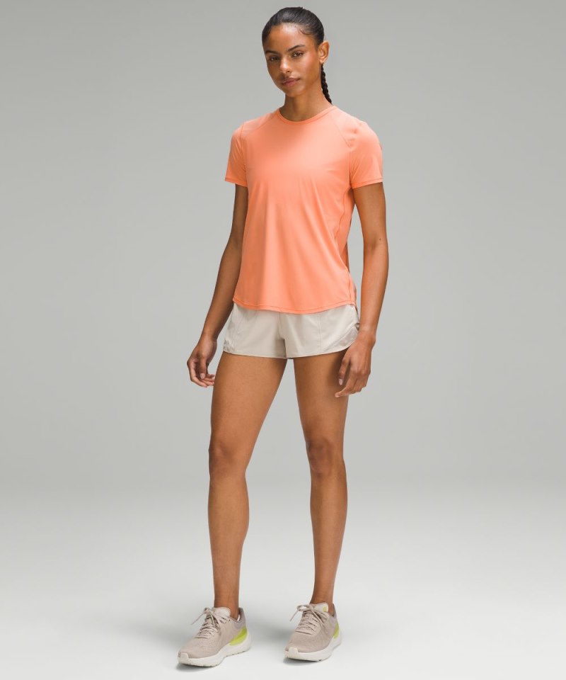 Lululemon Sculpt Short-Sleeve Shirt Coral Kiss Online Outlet Sale