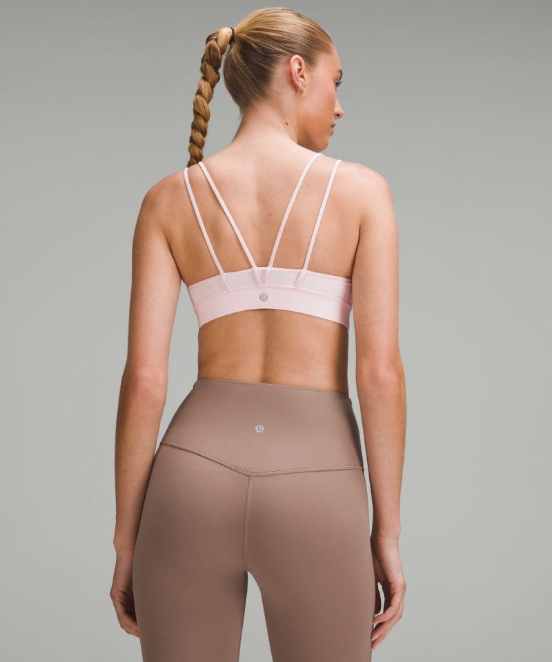 Lululemon Anew Bra *Light Support, A / B Cup Strawberry Milkshake Online Outlet Sale