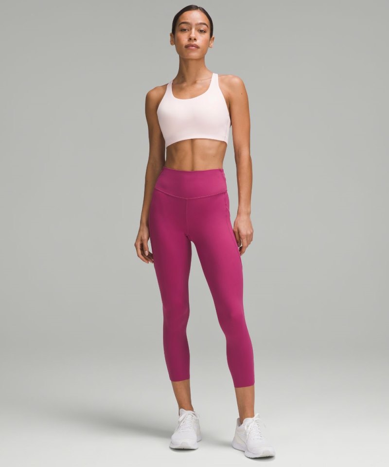 Lululemon lululemon Energy Bra *High Support, B–DDD Cups Strawberry Milkshake Online Outlet Sale