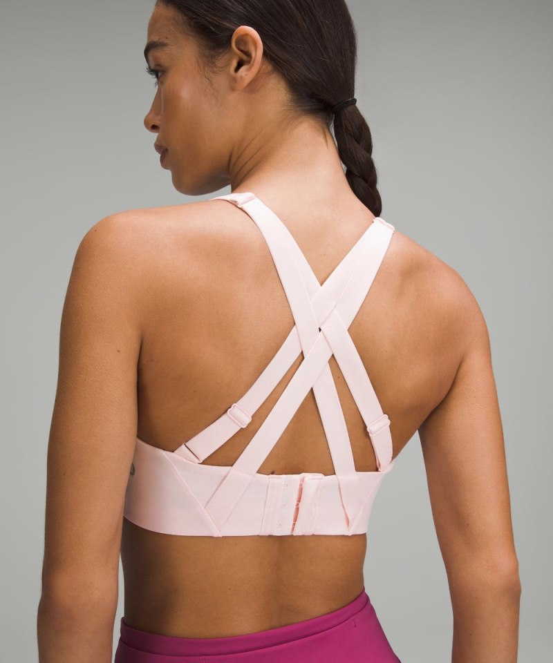 Lululemon lululemon Energy Bra *High Support, B–DDD Cups Strawberry Milkshake Online Outlet Sale