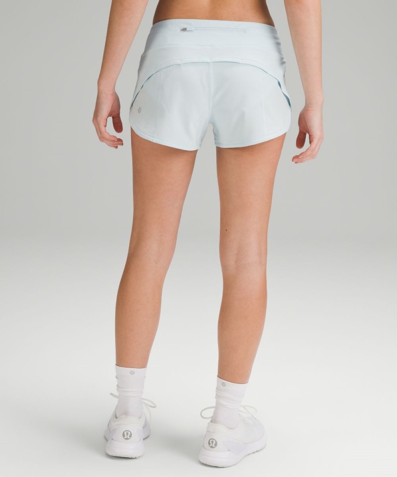 Lululemon Speed Up Low-Rise Lined Short 2.5" Powder Blue Online Outlet Sale