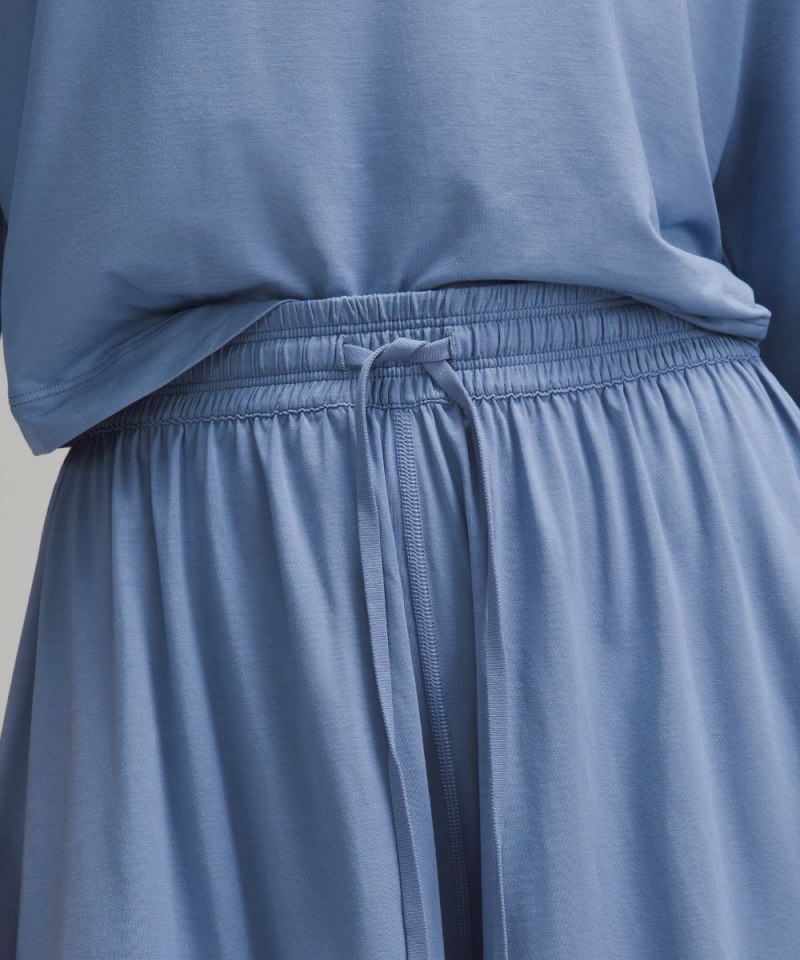 Lululemon Modal High-Rise Relaxed-Fit Lounge Short 3.5" Oasis Blue Online Outlet Sale