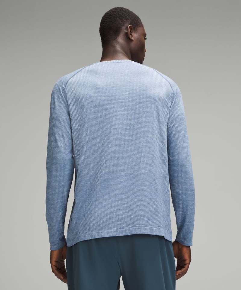 Lululemon Metal Vent Tech Long-Sleeve Shirt *Updated Fit Sundance / Oasis Blue Online Outlet Sale