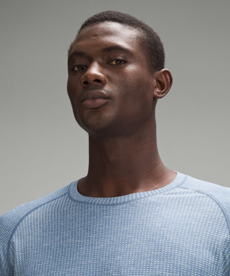 Lululemon Metal Vent Tech Long-Sleeve Shirt *Updated Fit Sundance / Oasis Blue Online Outlet Sale
