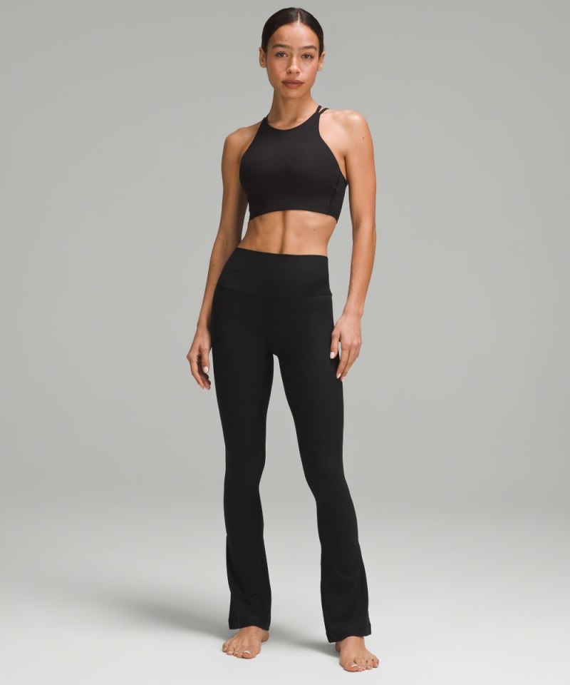 Lululemon lululemon Align™ High-Rise Ribbed Mini-Flare Pant *Regular Black Online Outlet Sale