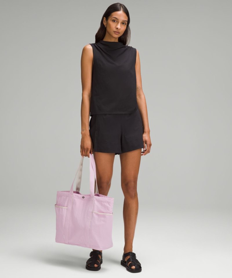 Lululemon Daily Multi-Pocket Tote Bag 20L Vitapink / White Opal Online Outlet Sale
