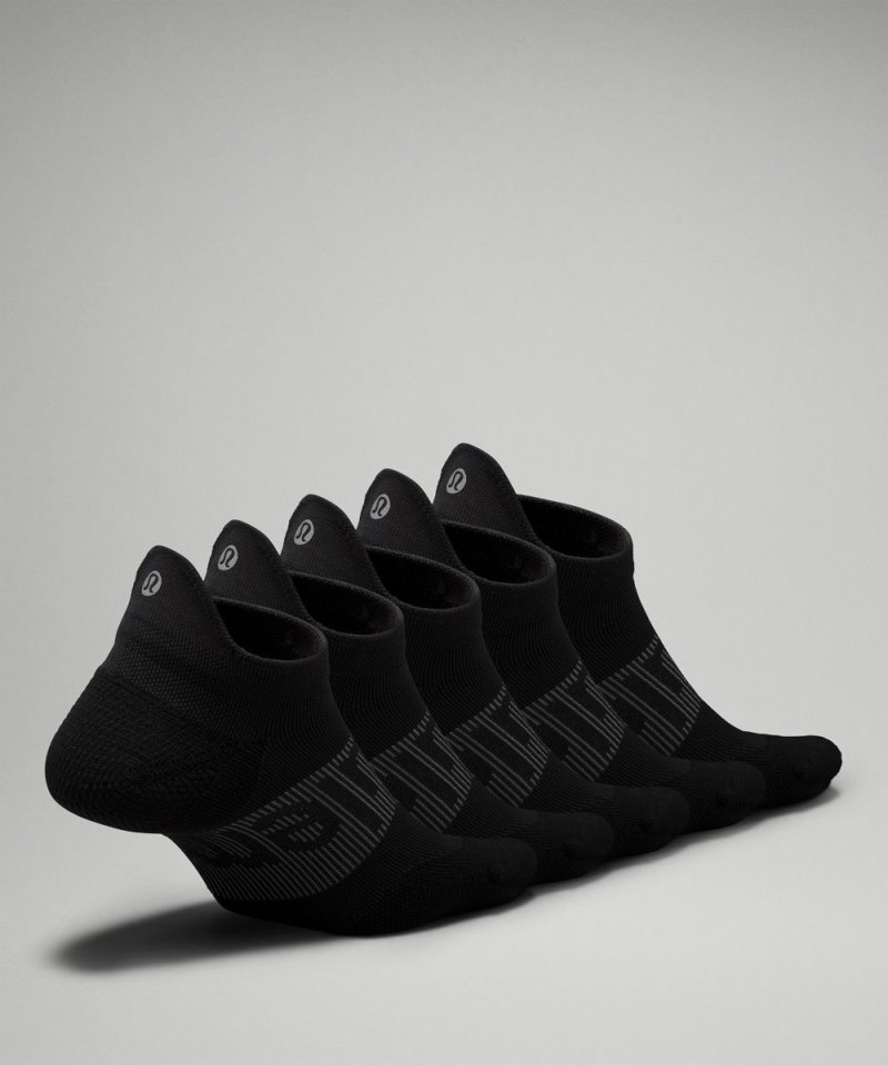 Lululemon Women's Power Stride Tab Socks *5 Pack Black Online Outlet Sale