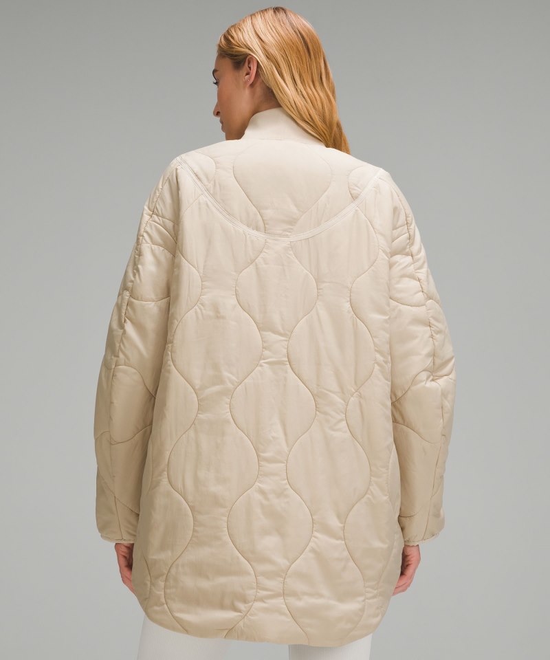 Lululemon Quilted Light Insulation Jacket Trench Online Outlet Sale
