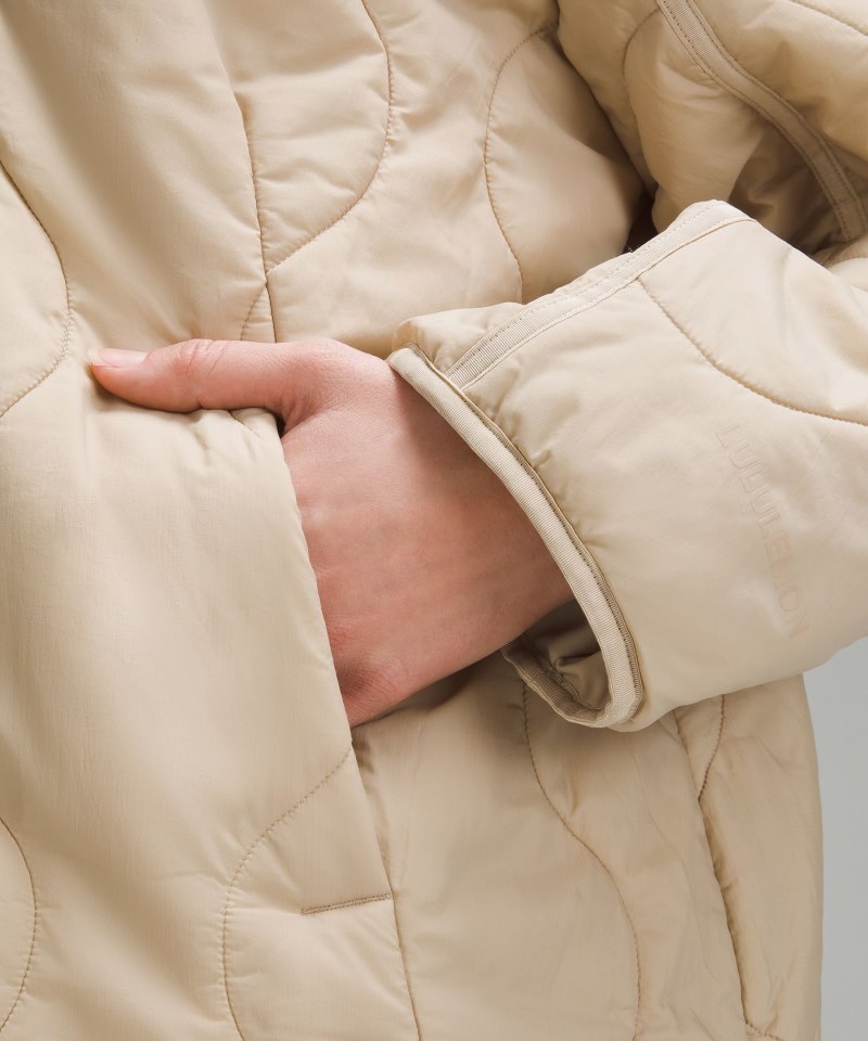 Lululemon Quilted Light Insulation Jacket Trench Online Outlet Sale