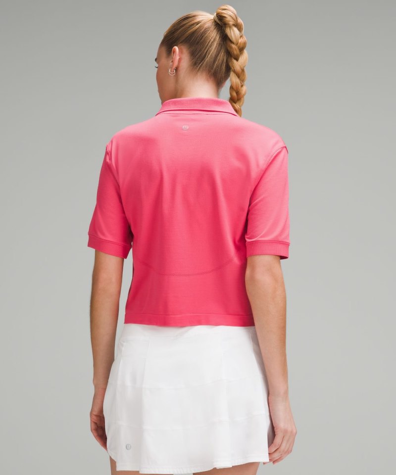 Lululemon Swiftly Tech Relaxed-Fit Polo Shirt Glaze Pink / Glaze Pink Online Outlet Sale