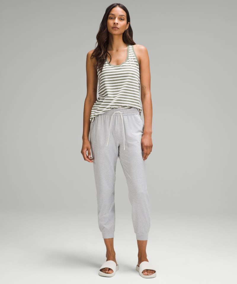 Lululemon Love Tank Top True Stripe Burnside Green White Online Outlet Sale