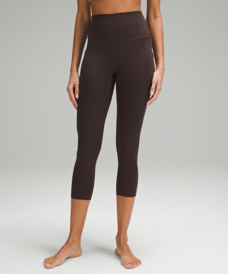 Lululemon lululemon Align™ High-Rise Crop with Pockets 23" Espresso (not available) Online Outlet Sale