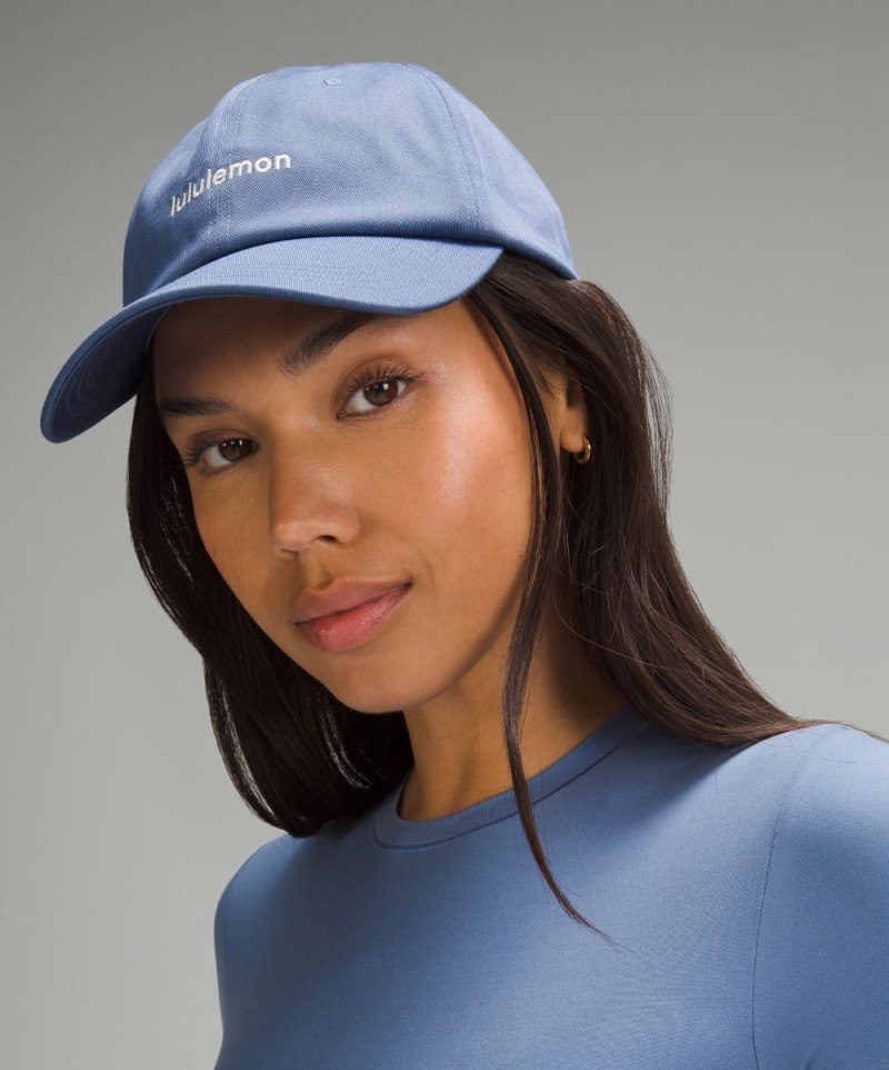 Lululemon Classic Unisex Ball Cap *Wordmark Oasis Blue / Wisp Yellow Online Outlet Sale