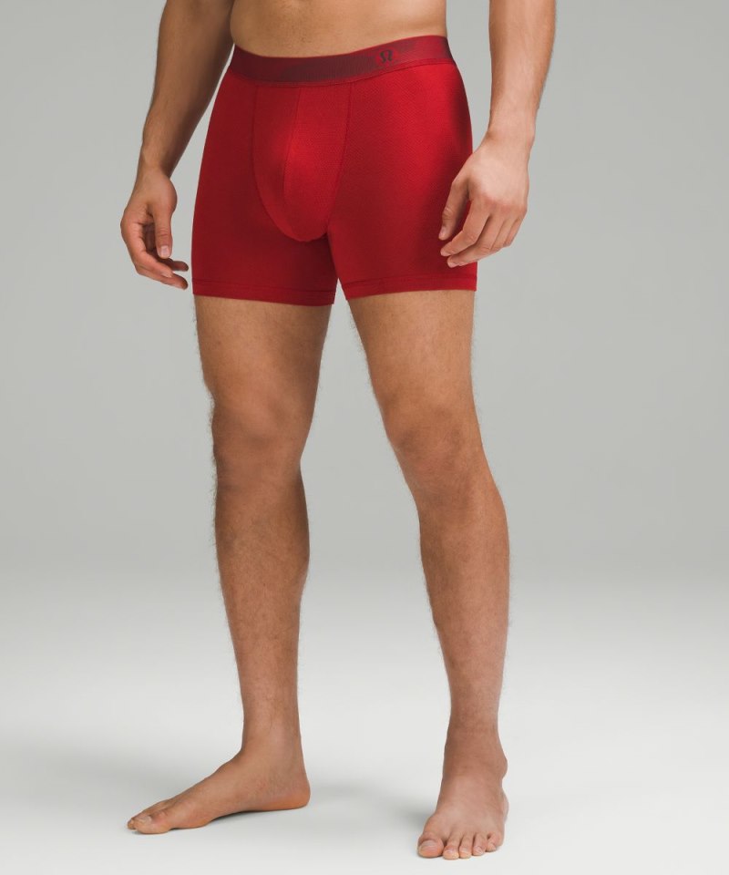Lululemon Always In Motion Mesh Boxer 5" Sport Red Online Outlet Sale