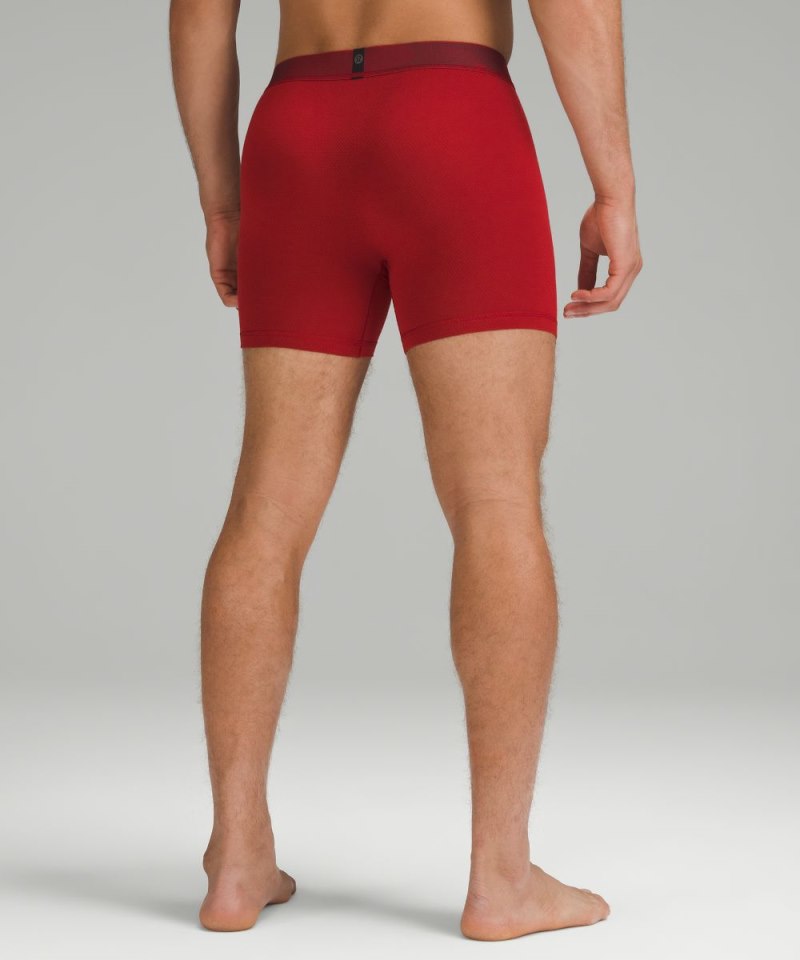 Lululemon Always In Motion Mesh Boxer 5" Sport Red Online Outlet Sale
