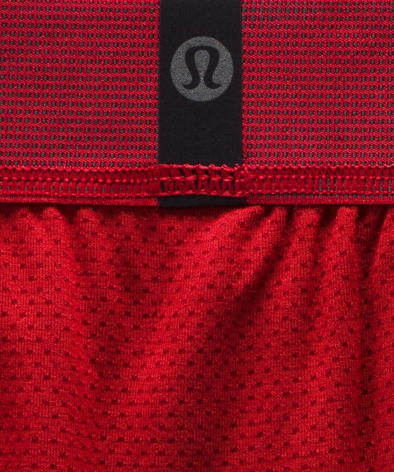 Lululemon Always In Motion Mesh Boxer 5" Sport Red Online Outlet Sale