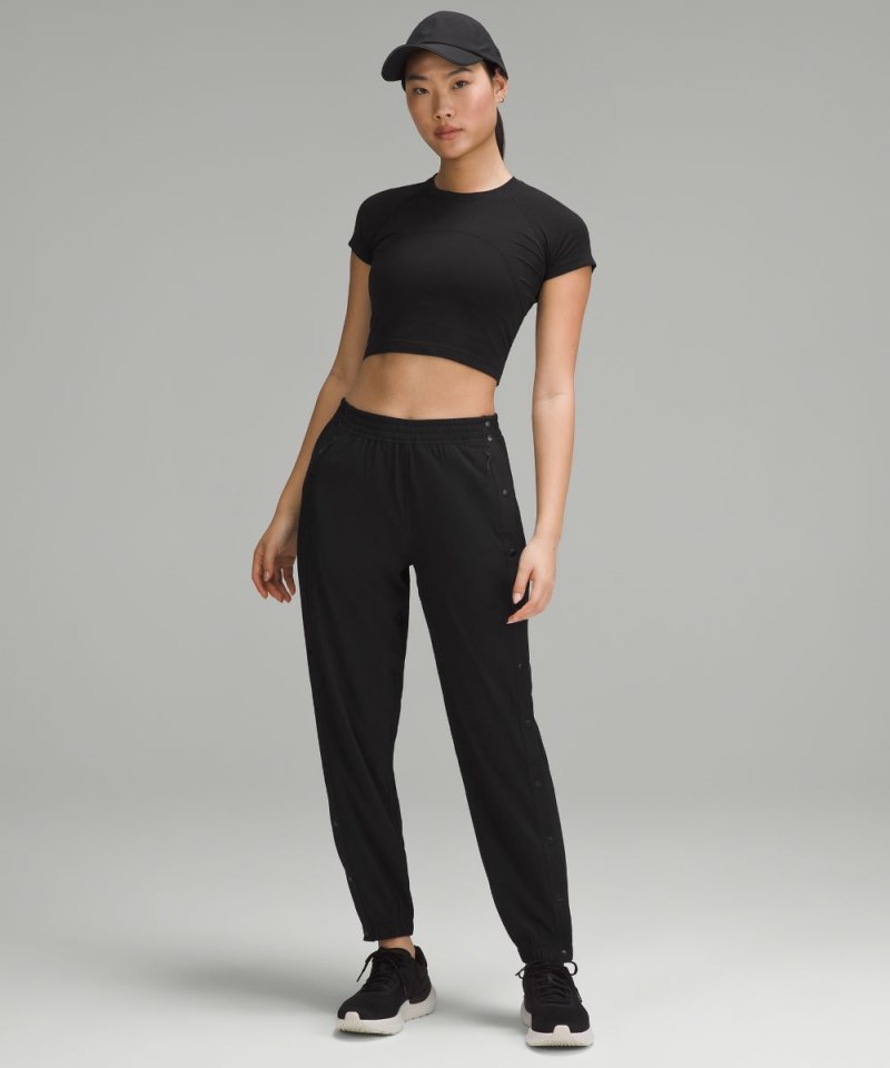 Lululemon Tear-Away Mid-Rise Track Pant Black Online Outlet Sale