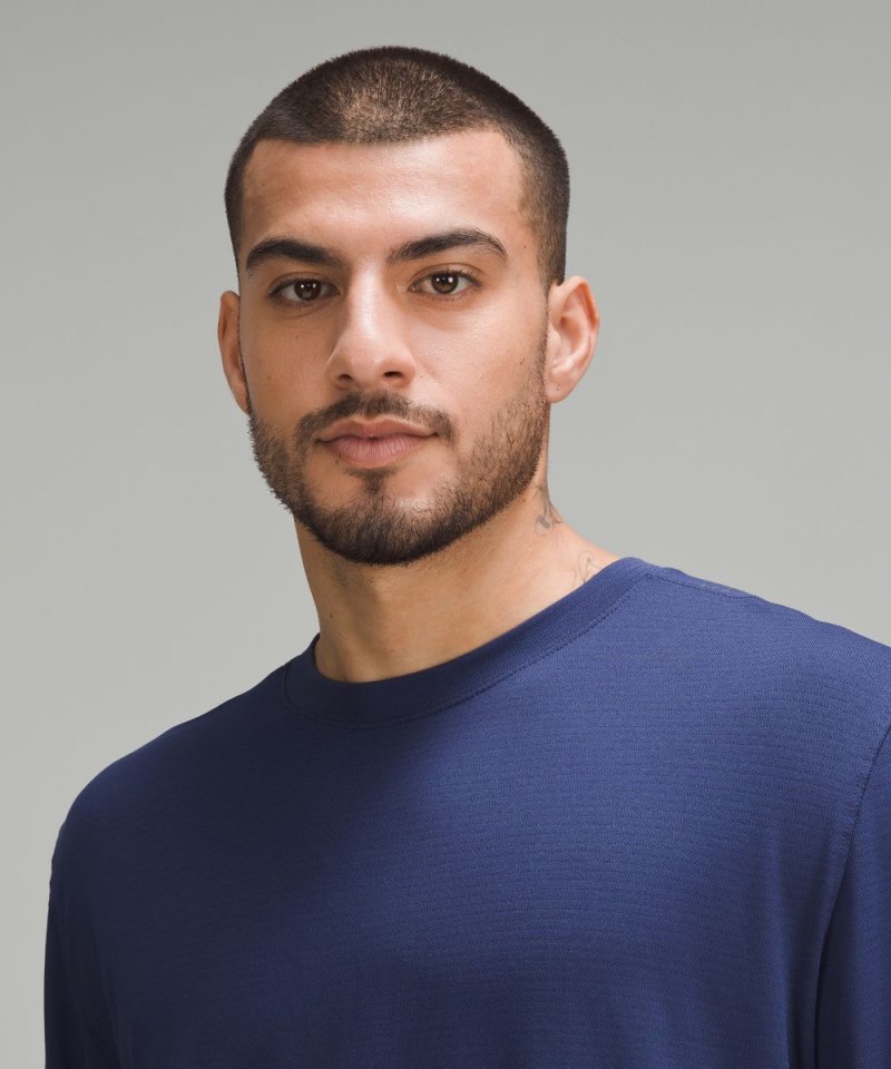 Lululemon License to Train Relaxed-Fit Long-Sleeve Shirt Night Sea Online Outlet Sale