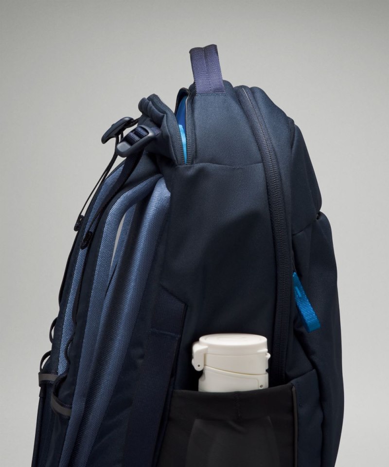 Lululemon Triple-Zip Backpack 28L True Navy / Poolside Online Outlet Sale