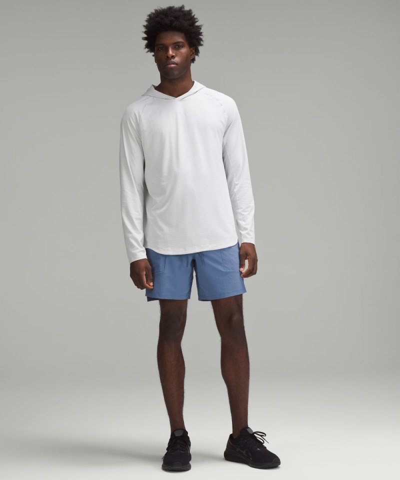Lululemon License to Train Linerless Short 7" Oasis Blue Online Outlet Sale