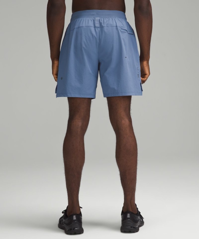 Lululemon License to Train Linerless Short 7" Oasis Blue Online Outlet Sale