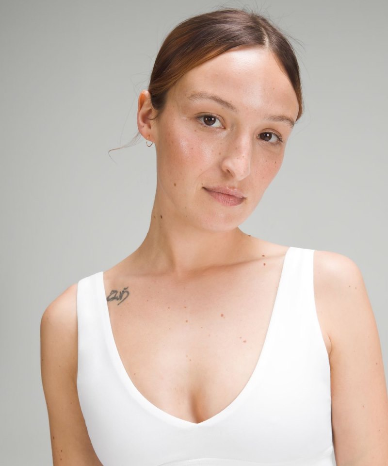 Lululemon lululemon Align™ V-Neck Bra *Light Support, A / B Cup White Online Outlet Sale
