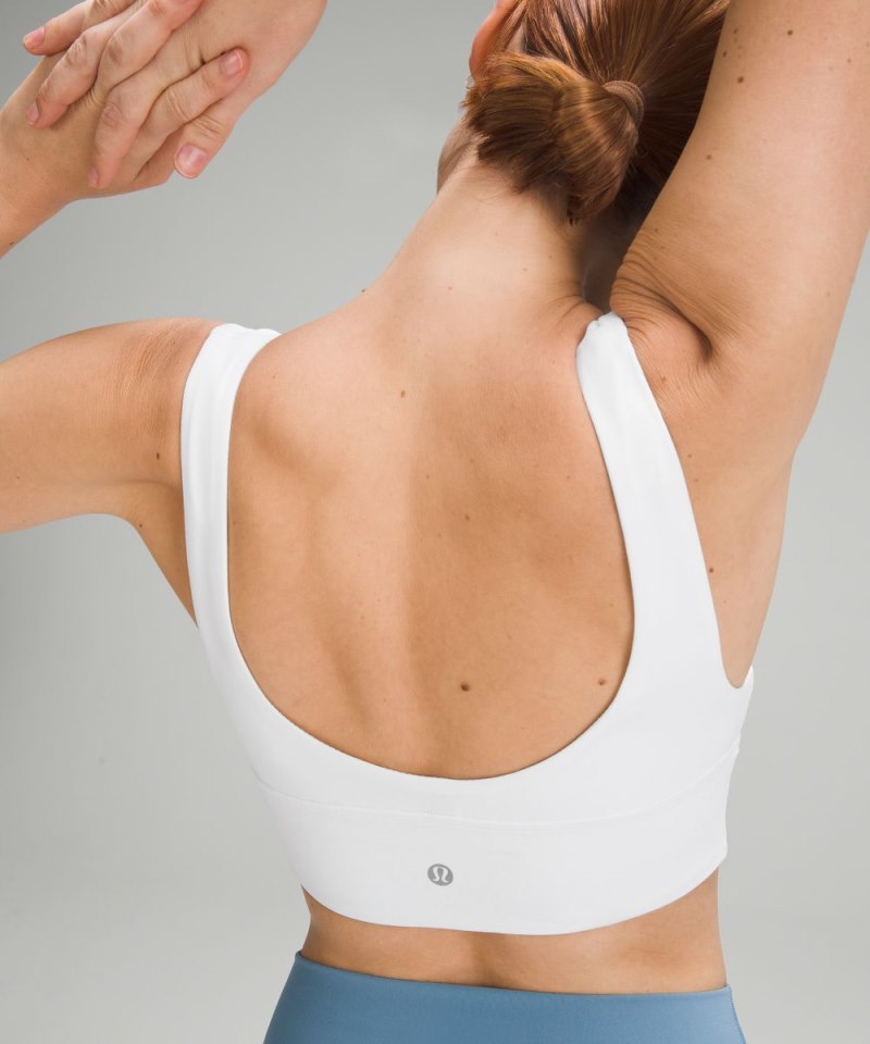Lululemon lululemon Align™ V-Neck Bra *Light Support, A / B Cup White Online Outlet Sale