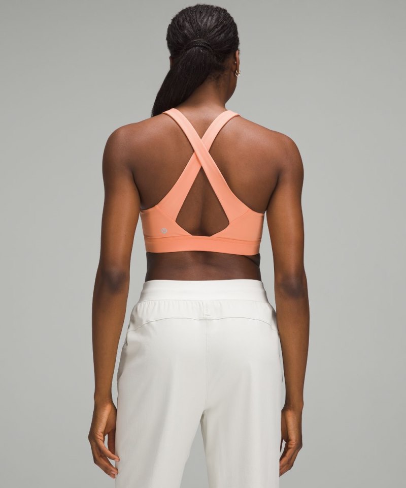Lululemon Envital Bra *Medium Support, D / DD Cup Coral Kiss Online Outlet Sale