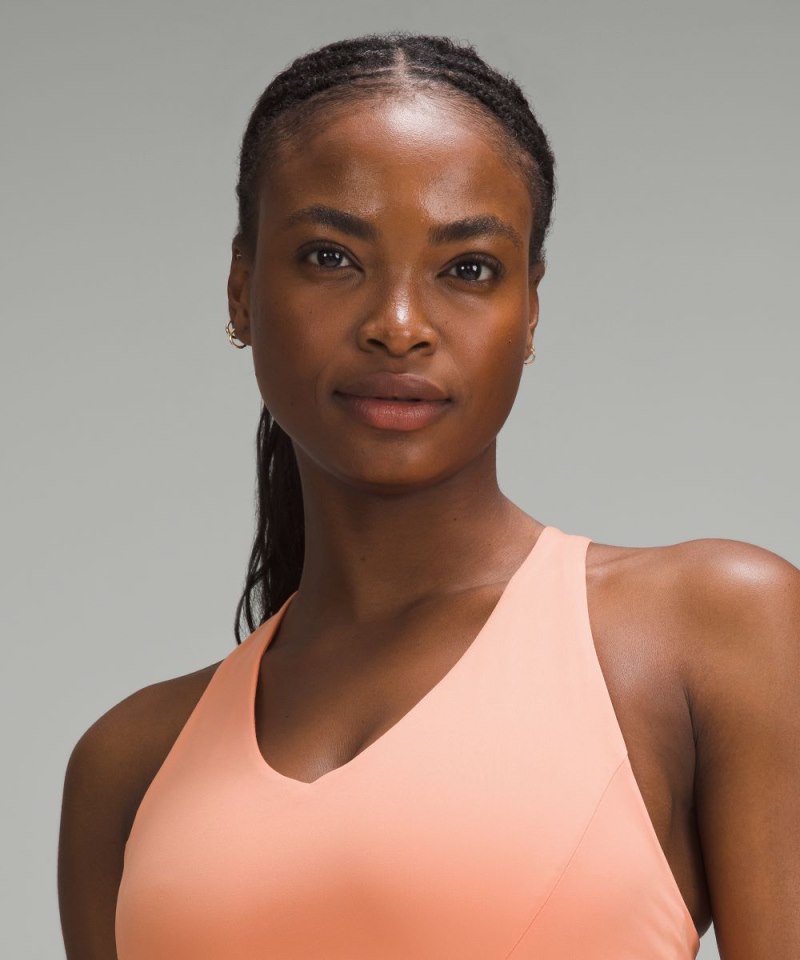 Lululemon Envital Bra *Medium Support, D / DD Cup Coral Kiss Online Outlet Sale