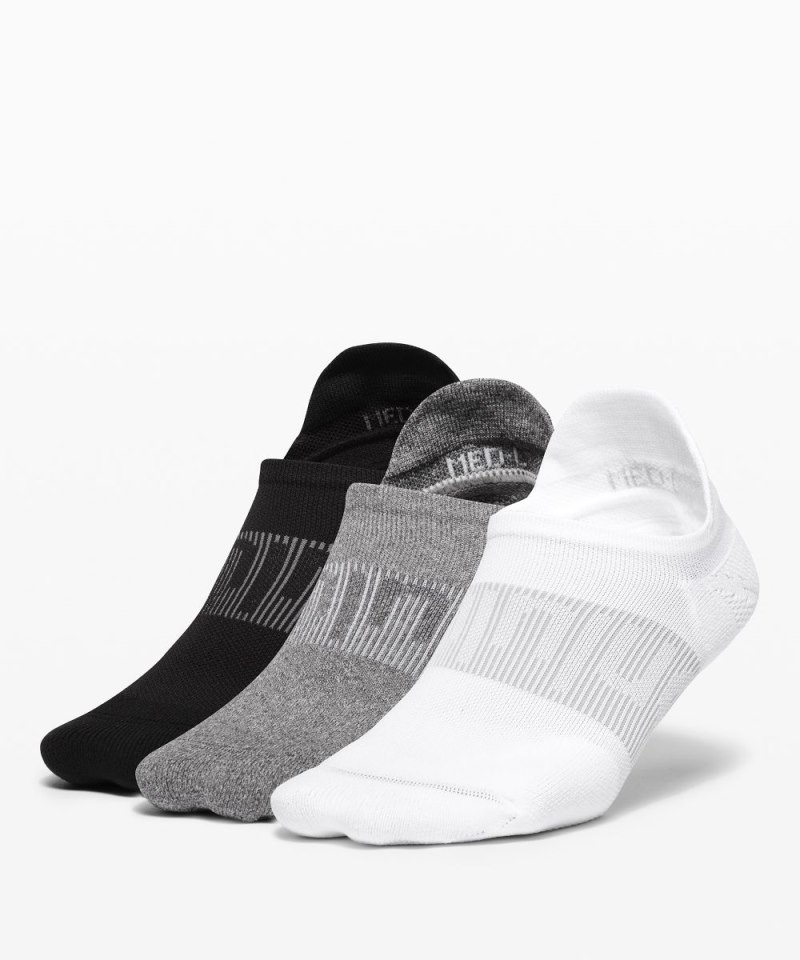 Lululemon Women's Power Stride Tab Socks *3 Pack White / Heather Grey / Black Online Outlet Sale