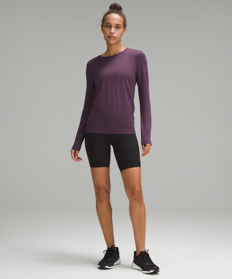 Lululemon Swiftly Relaxed Long-Sleeve Shirt Grape Thistle / Grape Thistle Online Outlet Sale