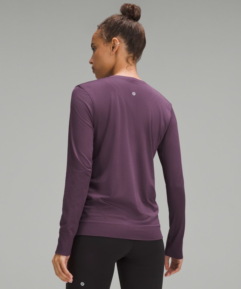 Lululemon Swiftly Relaxed Long-Sleeve Shirt Grape Thistle / Grape Thistle Online Outlet Sale
