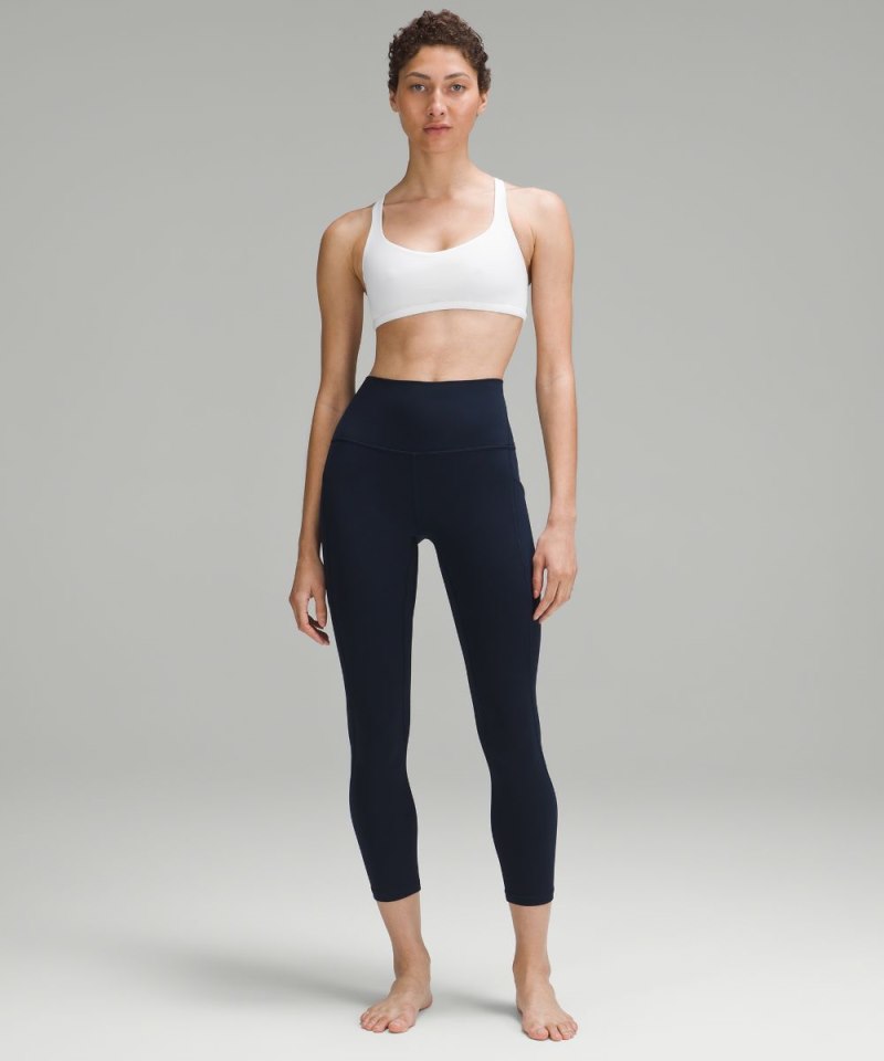 Lululemon Free to Be Bra - Wild *Light Support, A / B Cup White Online Outlet Sale