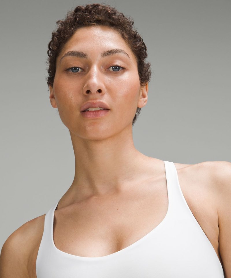 Lululemon Free to Be Bra - Wild *Light Support, A / B Cup White Online Outlet Sale