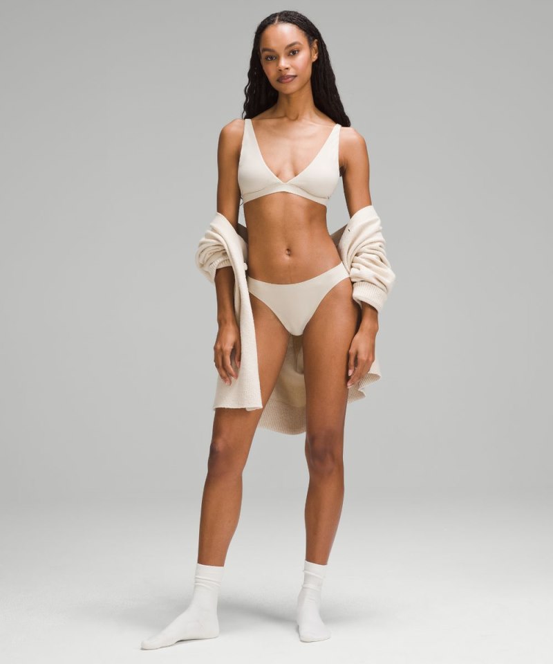 Lululemon Wundermost Ultra-Soft Nulu Mid-Rise Bikini Underwear Mojave Tan Online Outlet Sale