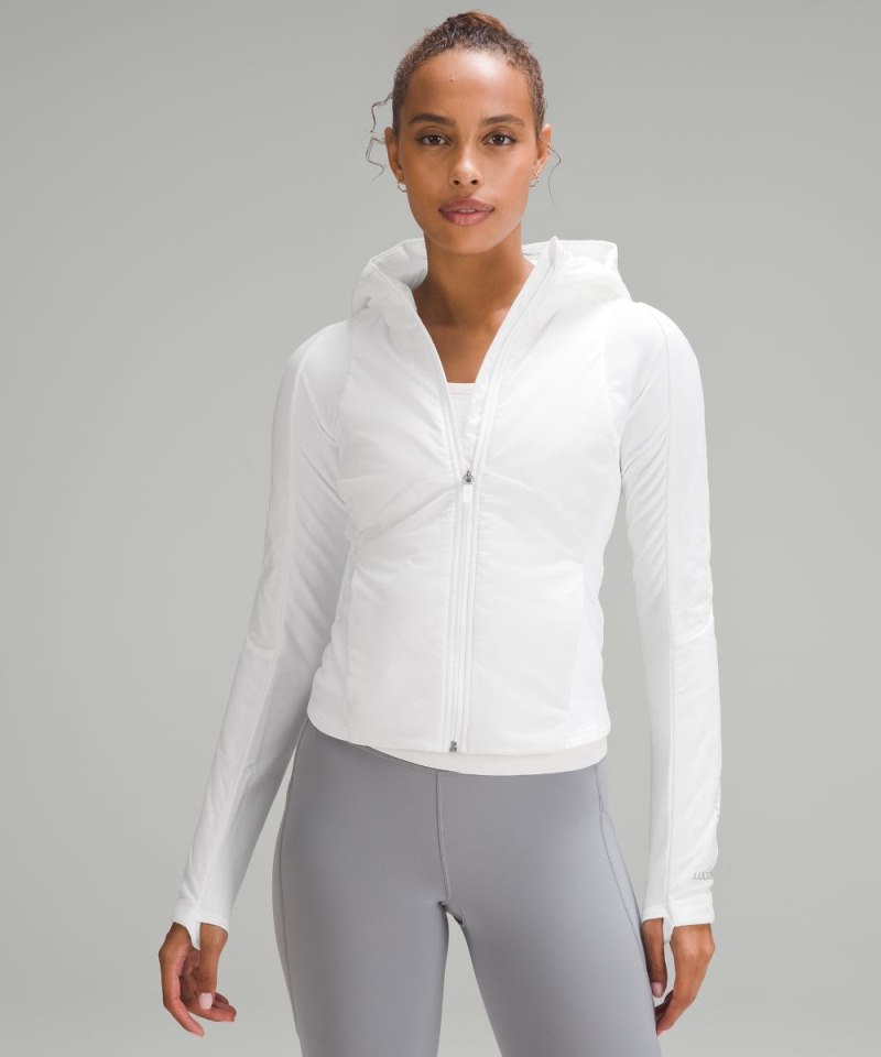 Lululemon Push Your Pace Jacket White Online Outlet Sale