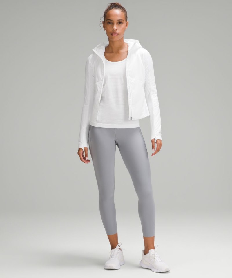 Lululemon Push Your Pace Jacket White Online Outlet Sale