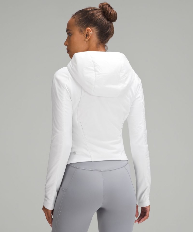Lululemon Push Your Pace Jacket White Online Outlet Sale