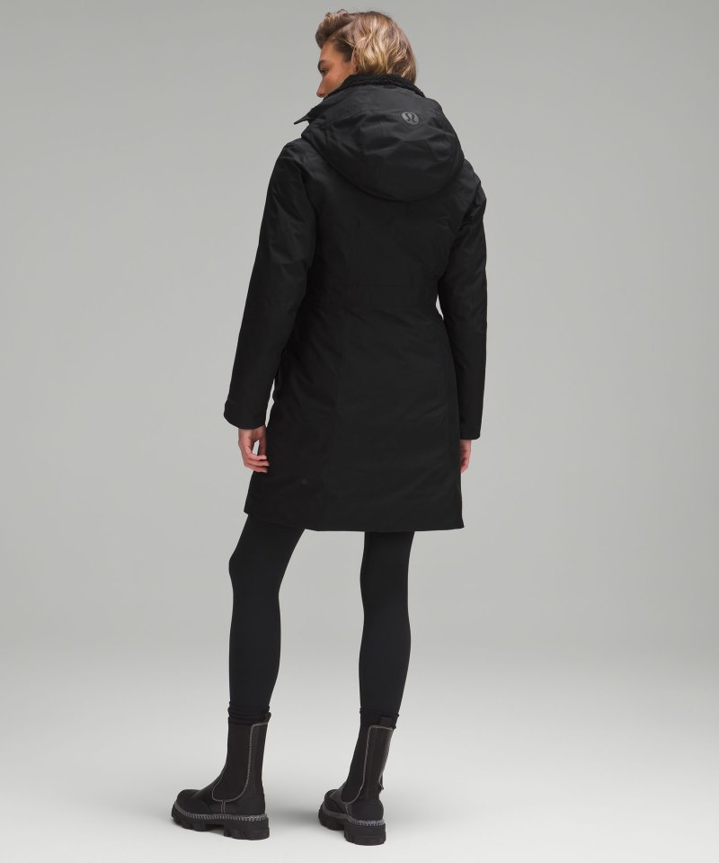 Lululemon Snow Warrior Parka Black Online Outlet Sale